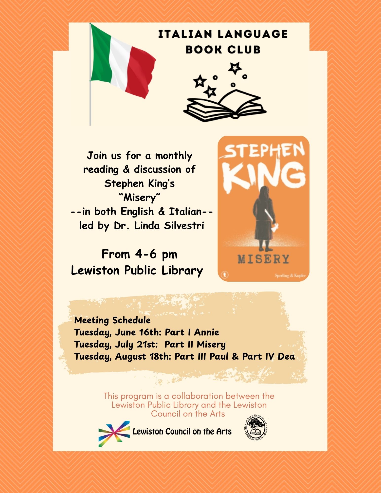 Italian Language Book Club Image